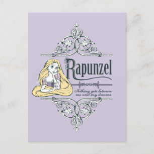 Carte Postale Rapunzel Rien entre moi et mes rêves