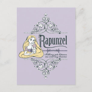 Carte Postale Rapunzel   Rien entre moi et mes rêves