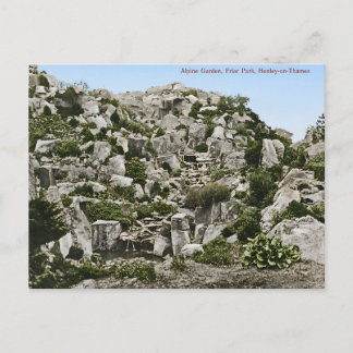 Carte postale rare et ancienne de Friar Park. Jard