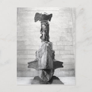 Carte Postale Rare Head On View Victoire ailée de Samothrace Nik