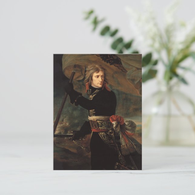 Carte Postale Rassemblement de Napoléon Bonaparte à la bataille  (Debout devant)