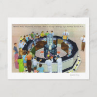 Rassemblement des foules aux fontaines au Hall of