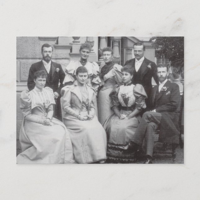 Carte Postale Rassemblement familial ROMANOV - RUSSIE - HESSEN # (Devant)