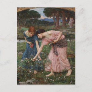 Carte Postale Rassemblez Ye Rosebuds Pendant Que Vous Pouvez