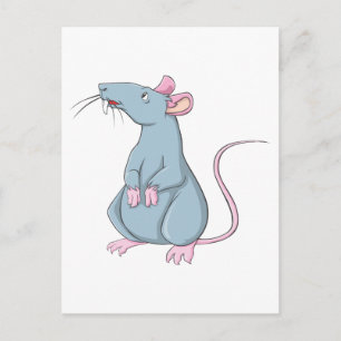 Carte Postale Rat souriant