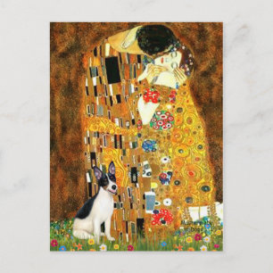 Carte Postale Rat Terrier - Le Baiser