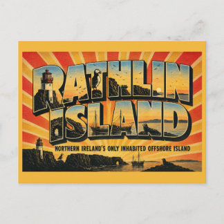 Carte Postale Rathlin Island Irlande du Nord Havre d'oiseaux de