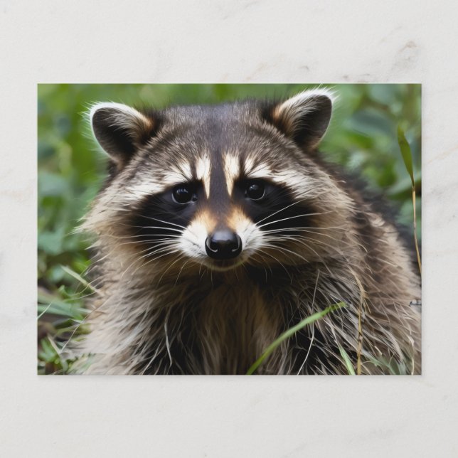 Carte Postale Raton laveur (Devant)