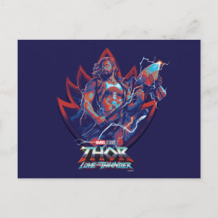 Carte Postale Ravager Thor Guardians de Galaxy Graphic
