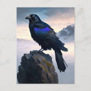 Carte Postale Raven