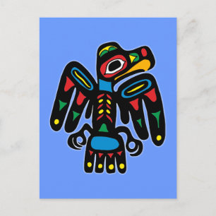 Carte Postale Raven Native American