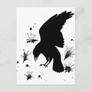 Carte Postale Raven Nevermore