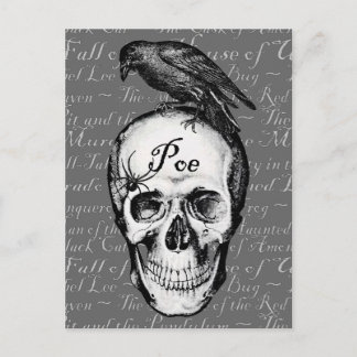 Carte postale Raven Poe