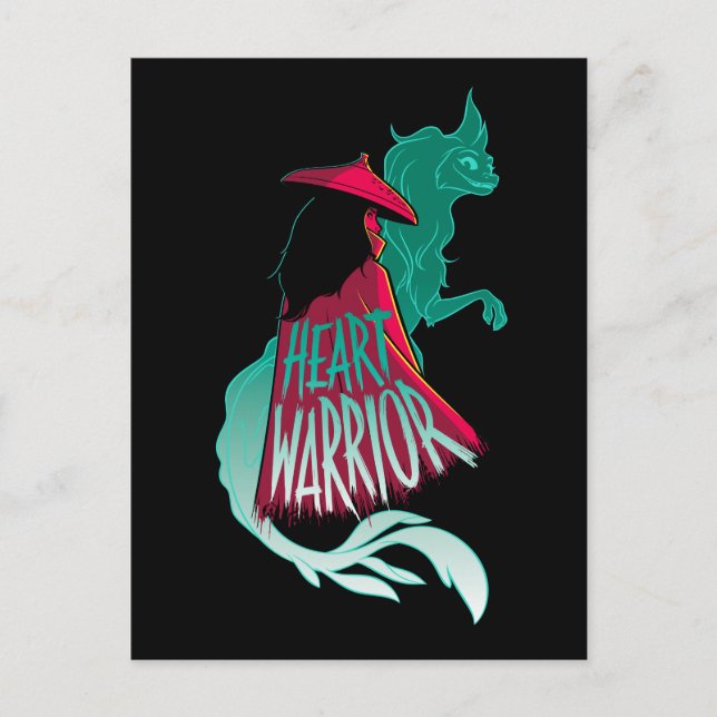 Carte Postale Raya et le Dernier Dragon - Heart Warrior (Devant)