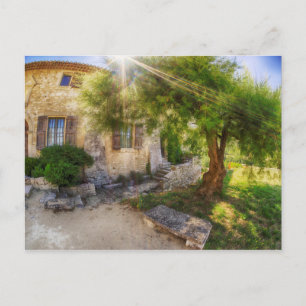 Carte Postale Rayon de soleil à l'abbaye de St. Hilaire   France
