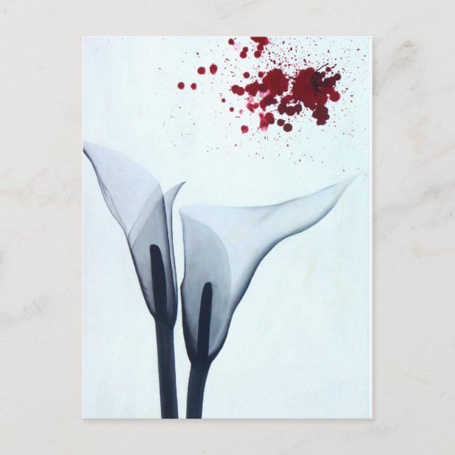 Carte Postale Rayon X Calla Lily (Devant)