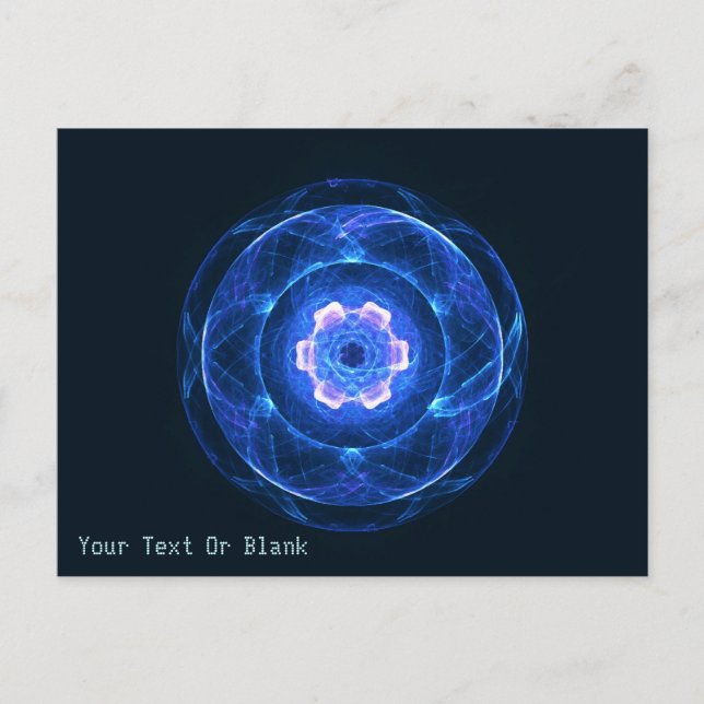 Carte Postale Rayonnement Tcherenkov (Devant)