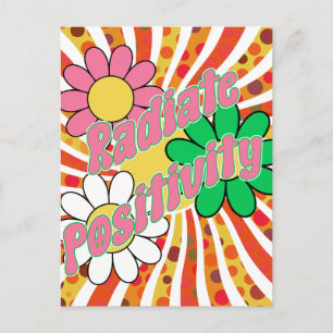 Carte Postale Rayonner de Positivité 