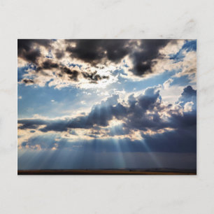 Carte Postale Rayons de soleil venant d'en haut