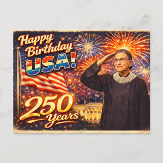 Carte Postale RBG 250 ans d'excellence Ruth Bader Ginsburg