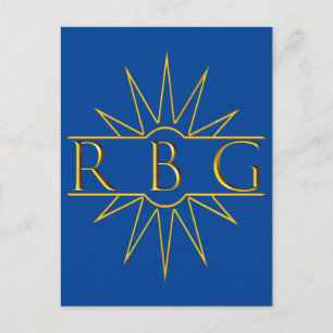 Carte Postale Rbg Sweat Golden Design