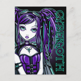 Carte postale Reagan Cyber Goth Radioactive Fairy 