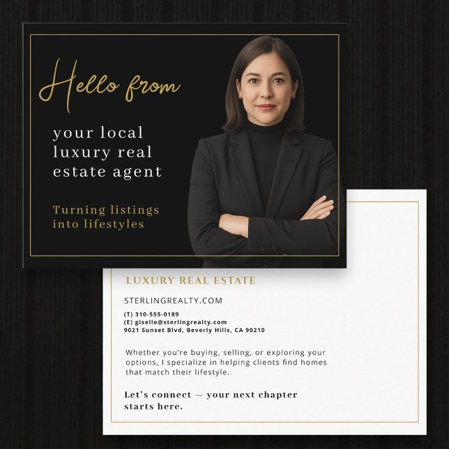 Carte Postale Real Estate Agent Neighborhood Marketing Mailer  (Créateur téléchargé)