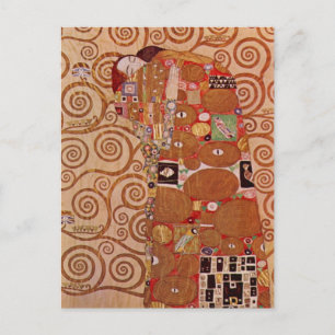 Carte Postale Réalisation par Gustav Klimt, Art Nouveau Vintage