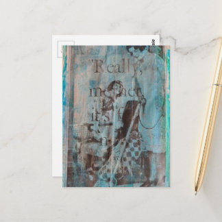 Carte Postale Really Mother a Vacuum Cleaning Collage