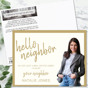 Carte Postale Realtor Mailer Immobilier Marketing Agricole Bonjo