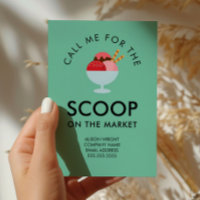 Realtor Pop By Appelez-moi pour la crème glacée Sc