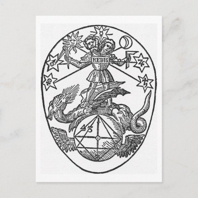 Carte Postale Rebis Symbole de dualité (Devant)