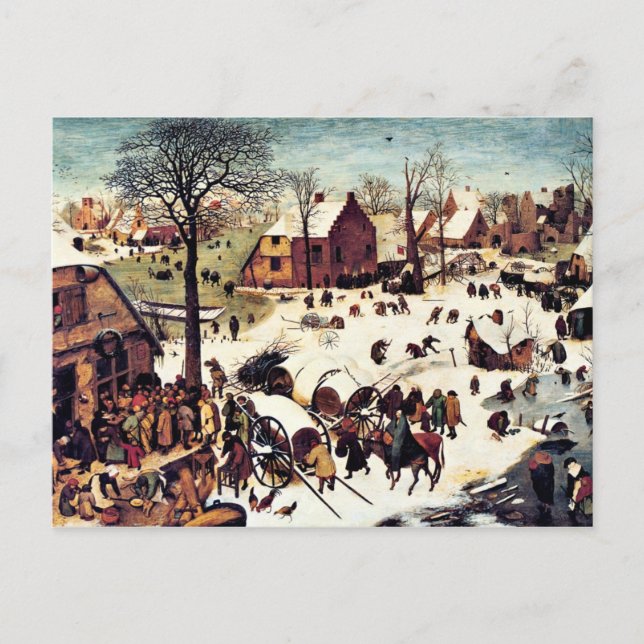 Carte Postale Recensement à Bethléem (Devant)