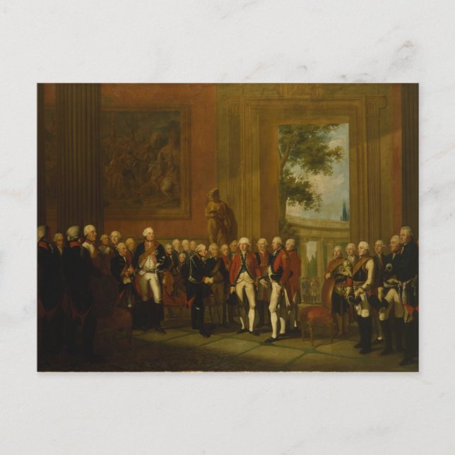 Carte Postale Réception du duc de York à Sanssouci (Devant)