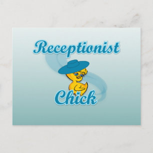 Carte Postale Receptioniste Chick #3