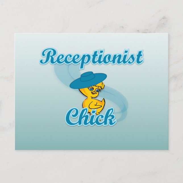 Carte Postale Receptioniste Chick #3 (Devant)