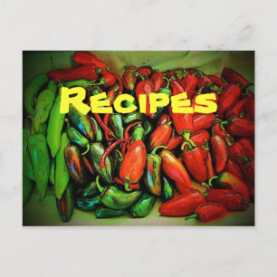 Carte postale Recette