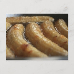 Carte Postale Recette de bananes cuites
