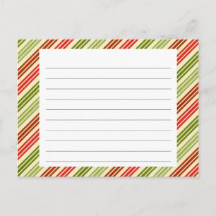 Carte Postale Recette de Noël