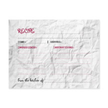 Recette de papier crépité