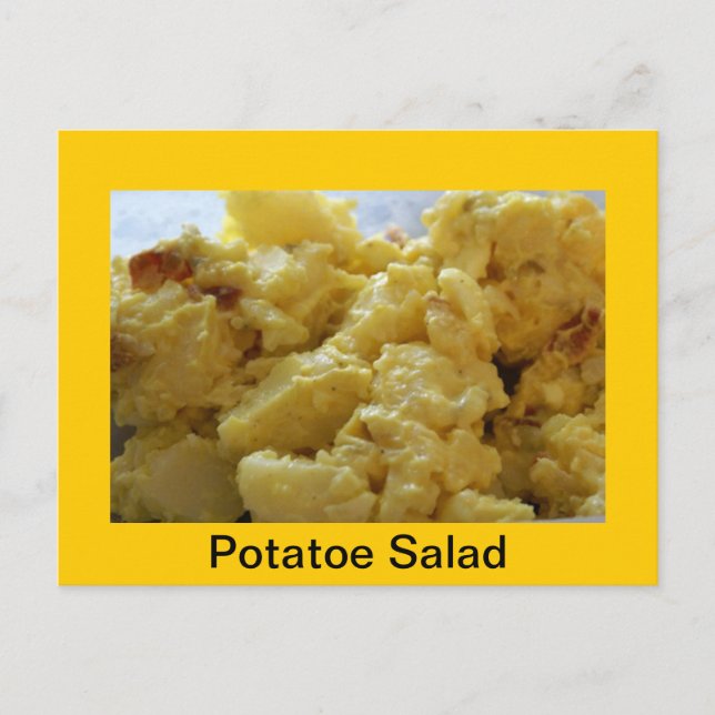 Carte Postale Recette de salade de pommes de terre (Devant)