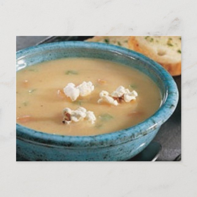 Carte Postale Recette de soupe à fromage de bière (Devant)