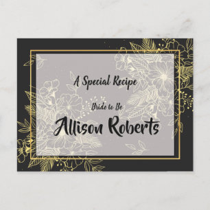 Carte Postale Recette Fête des mariées Rose d'or