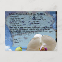 Recette Golden Butterscotch Pread Pudding Recette