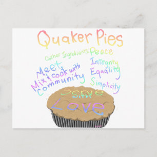 Carte Postale Recette pour quaker Pies