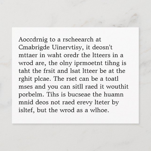 Carte Postale Recherche à Cmabrigde Uinervtisy Psot Crad (Devant)