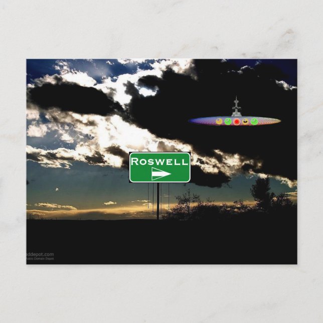 Carte Postale Recherche de Roswell (Devant)