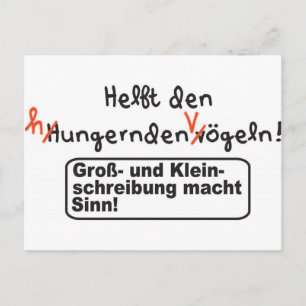 Carte Postale Rechtschreibung