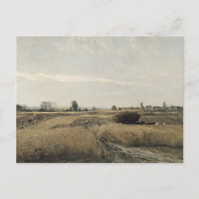 Carte Postale Récolte | Charles-François Daubigney (Devant)