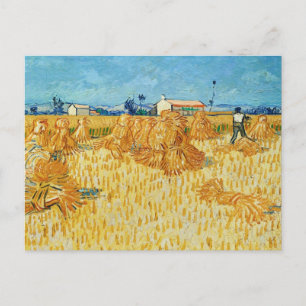 Carte Postale Récolte en Provence par Van Gogh